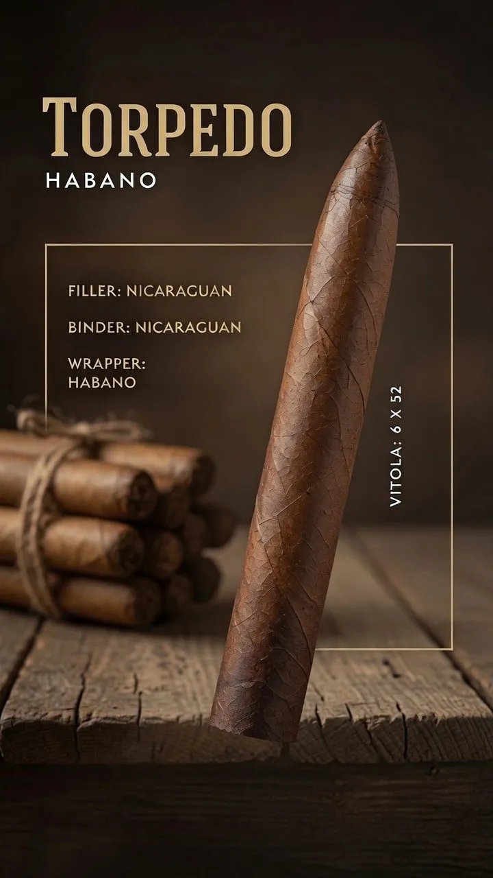 Pita Cigars: Torpedo Habano